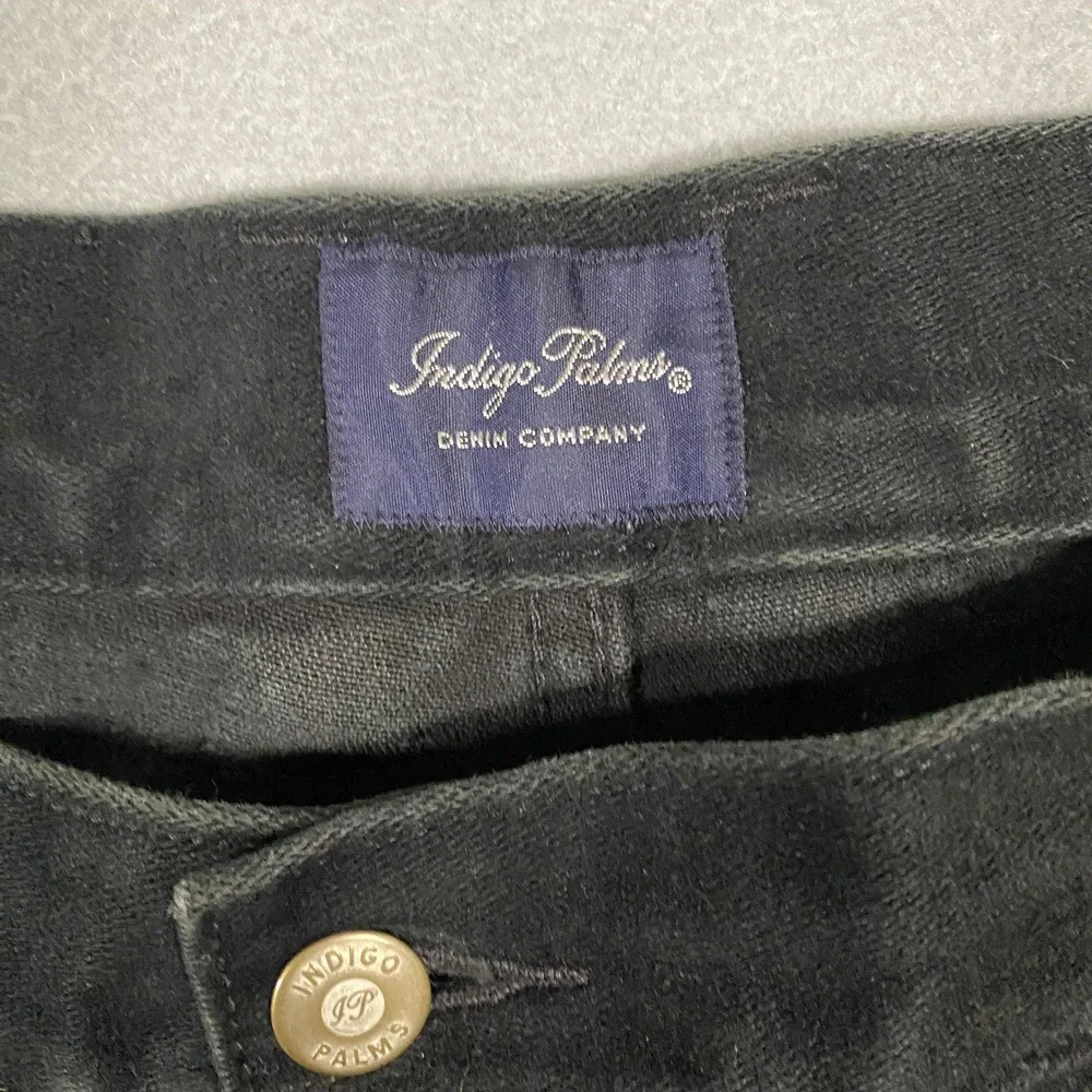 Indigo Palms Jeans Mens 40x32 Black Relaxed Fit Straight Leg Cotton Denim